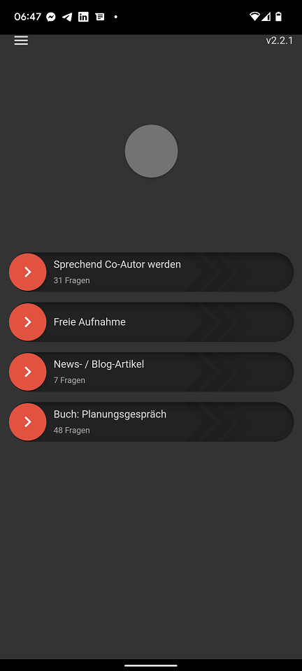 1) "Sprechend Co-Autor werden" wählen..